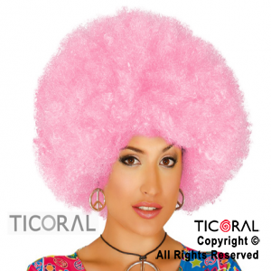 PELUCA AFRO SUPER ROSA HS7530-2 x 1